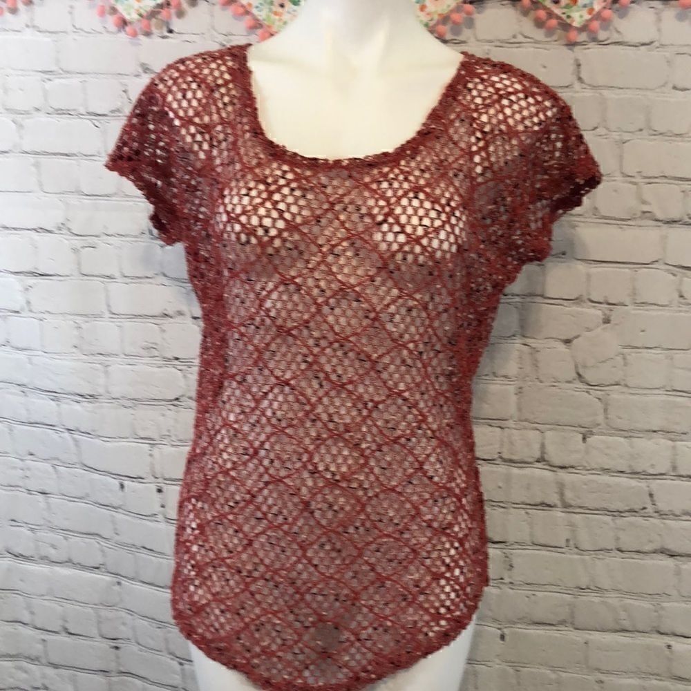 Maurices  short sleeve mesh top